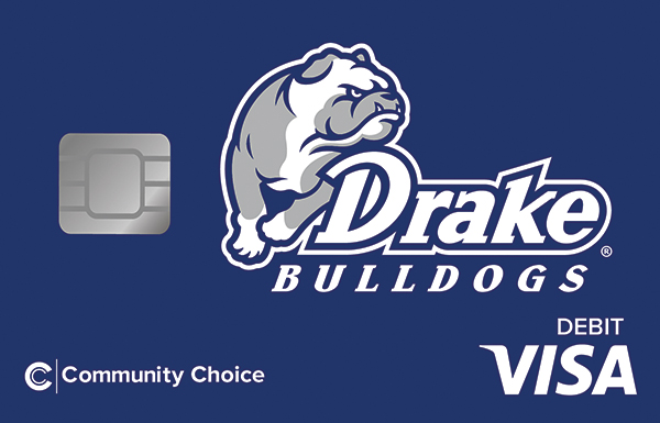 Drake Bulldogs Debit Card