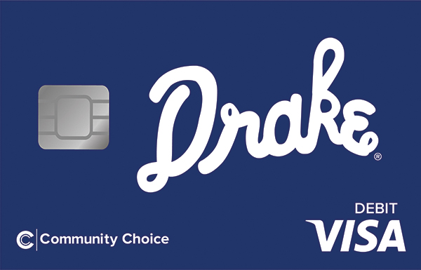 Drake Bulldogs Debit Card