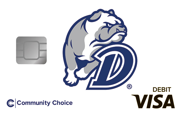Drake Bulldogs Debit Card